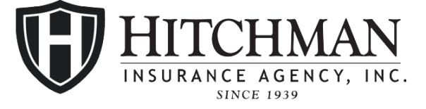 hitchman insurance black logo